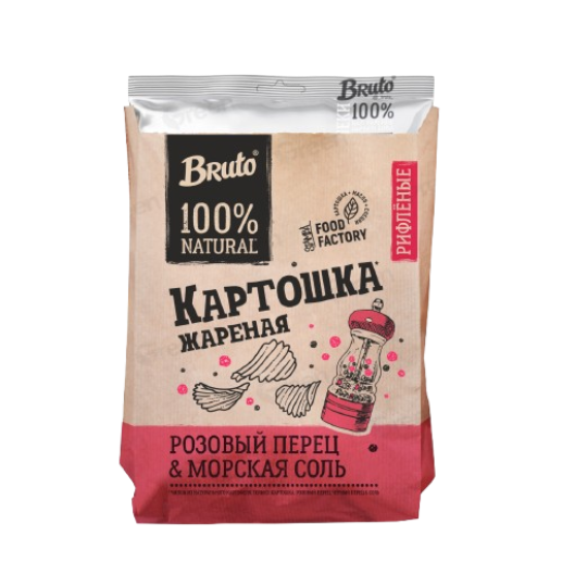 Bruto Kraft Чипсы "Перец розовый" 60 гр.